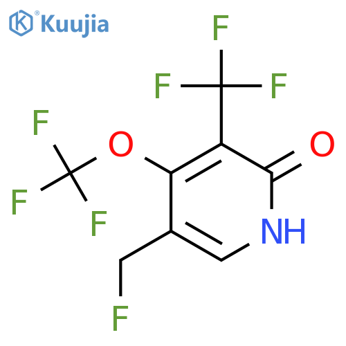 5-(Fluoromethyl)-2-hydroxy-4-(trifluoromethoxy)-3-(trifluoromethyl)pyridine structure