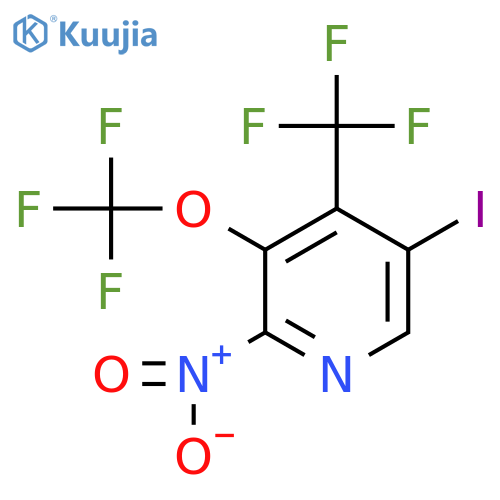 5-Iodo-2-nitro-3-(trifluoromethoxy)-4-(trifluoromethyl)pyridine structure