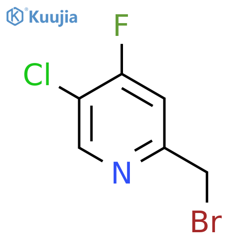 2-Bromomethyl-5-chloro-4-fluoropyridine structure