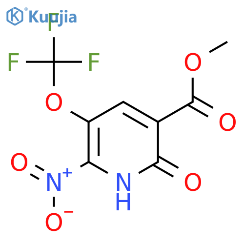 Methyl 2-hydroxy-6-nitro-5-(trifluoromethoxy)pyridine-3-carboxylate structure