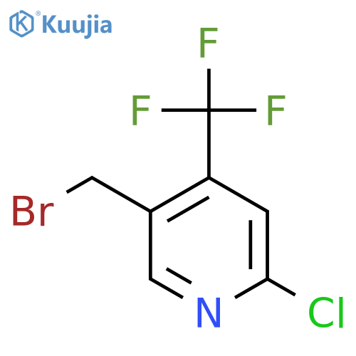 5-(Bromomethyl)-2-chloro-4-(trifluoromethyl)pyridine structure