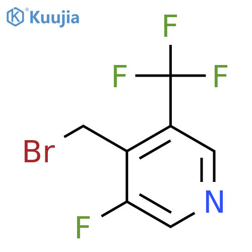 4-Bromomethyl-3-fluoro-5-(trifluoromethyl)pyridine structure