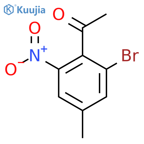2'-Bromo-4'-methyl-6'-nitroacetophenone structure