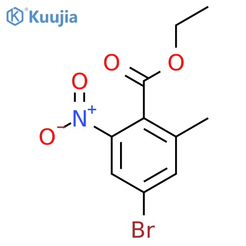 Ethyl 4-bromo-2-methyl-6-nitrobenzoate structure