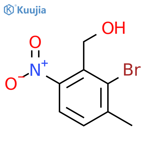 2-Bromo-3-methyl-6-nitrobenzyl alcohol structure