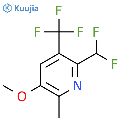 2-(Difluoromethyl)-5-methoxy-6-methyl-3-(trifluoromethyl)pyridine structure