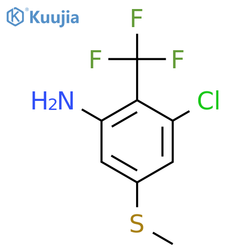 3-Amino-5-chloro-4-(trifluoromethyl)thioanisole structure