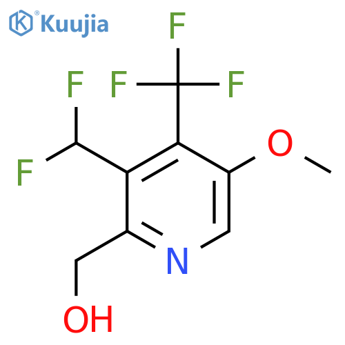 3-(Difluoromethyl)-5-methoxy-4-(trifluoromethyl)pyridine-2-methanol structure