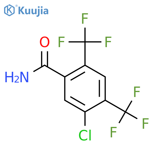 2,4-Bis(trifluoromethyl)-5-chlorobenzamide structure