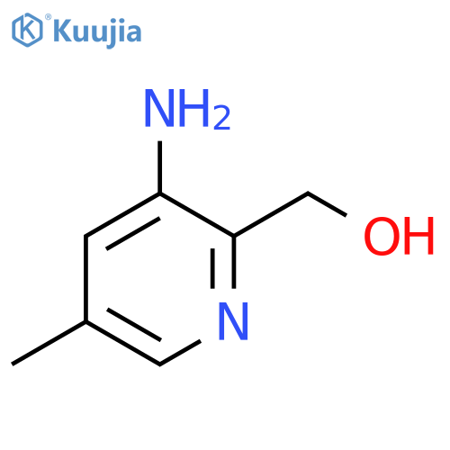 3-Amino-5-methylpyridine-2-methanol structure
