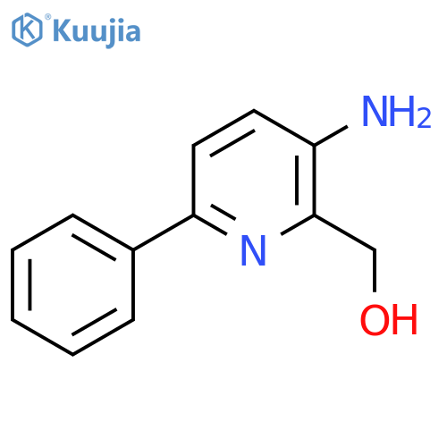 3-Amino-6-phenylpyridine-2-methanol structure