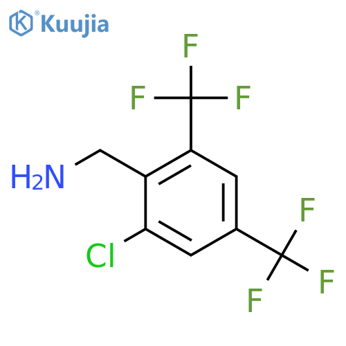 2,4-Bis(trifluoromethyl)-6-chlorobenzylamine structure