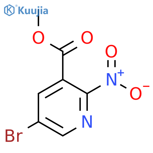 Methyl 5-bromo-2-nitronicotinate structure