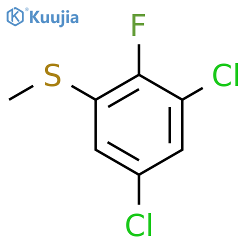 (3,5-Dichloro-2-fluorophenyl)(methyl)sulfane structure