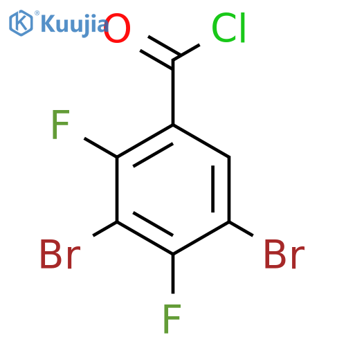 3,5-Dibromo-2,4-difluorobenzoyl chloride structure