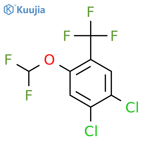 4,5-Dichloro-2-(difluoromethoxy)benzotrifluoride structure