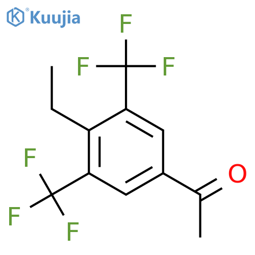 3',5'-Bis(trifluoromethyl)-4'-ethylacetophenone structure