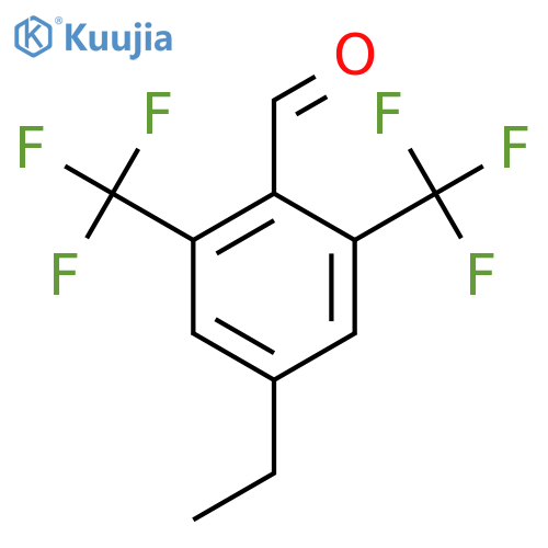 2,6-Bis(trifluoromethyl)-4-ethylbenzaldehyde structure