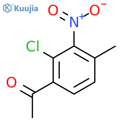 2'-Chloro-4'-methyl-3'-nitroacetophenone structure
