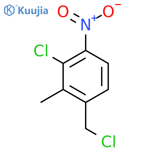 3-Chloro-2-methyl-4-nitrobenzyl chloride structure