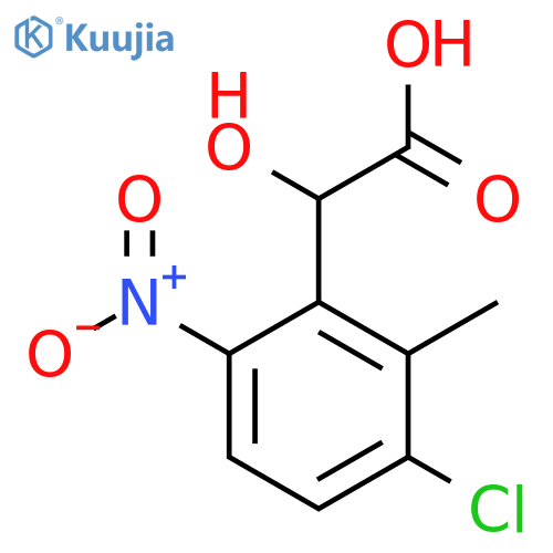 3-Chloro-2-methyl-6-nitromandelic acid structure