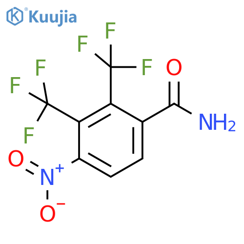 2,3-Bis(trifluoromethyl)-4-nitrobenzamide structure