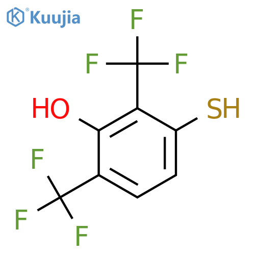 2,4-Bis(trifluoromethyl)-3-hydroxythiophenol structure