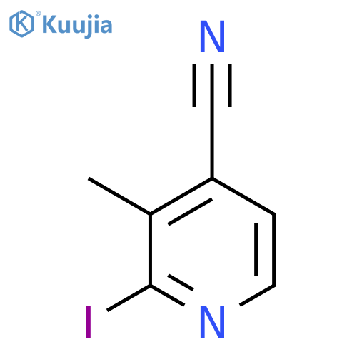 2-Iodo-3-methylisonicotinonitrile structure