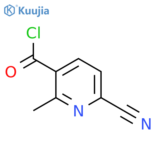 6-Cyano-2-methylnicotinoyl chloride structure