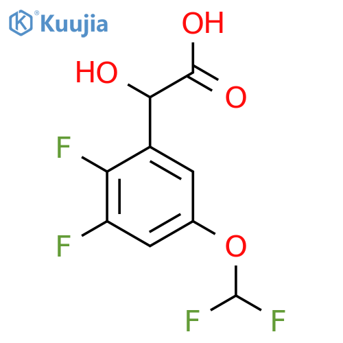2,3-Difluoro-5-(difluoromethoxy)mandelic acid structure