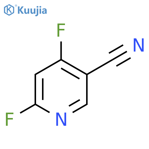 4,6-Difluoronicotinonitrile structure