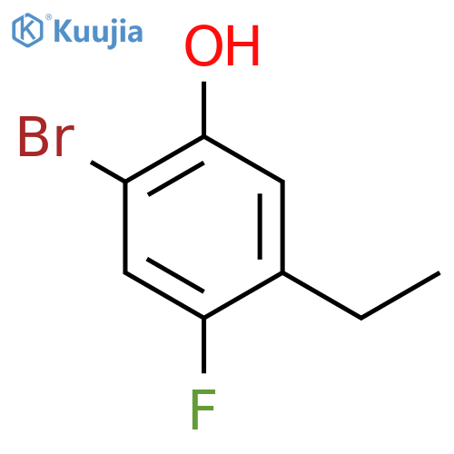2-Bromo-5-ethyl-4-fluorophenol structure