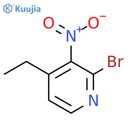 2-Bromo-4-ethyl-3-nitropyridine structure