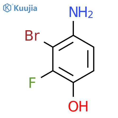 4-Amino-3-bromo-2-fluorophenol structure
