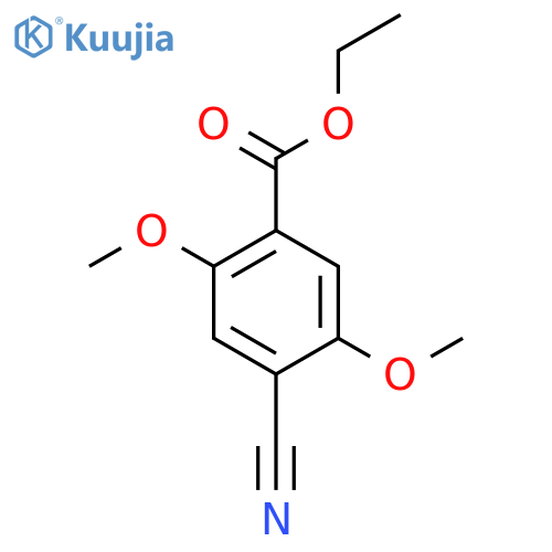 Ethyl 4-cyano-2,5-dimethoxybenzoate structure