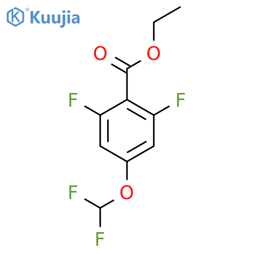 Ethyl 2,6-difluoro-4-(difluoromethoxy)benzoate structure
