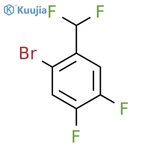 2-Bromo-4,5-difluorobenzodifluoride structure