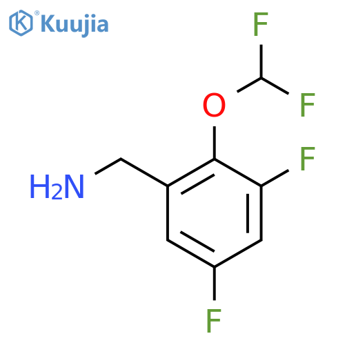 3,5-Difluoro-2-(difluoromethoxy)benzylamine structure