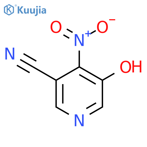 5-Hydroxy-4-nitronicotinonitrile structure