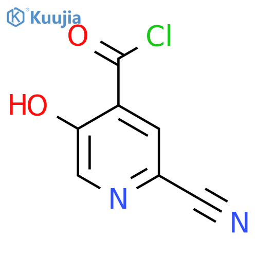 2-Cyano-5-hydroxyisonicotinoyl chloride structure