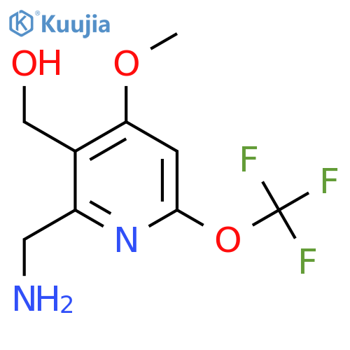 2-(Aminomethyl)-4-methoxy-6-(trifluoromethoxy)pyridine-3-methanol structure