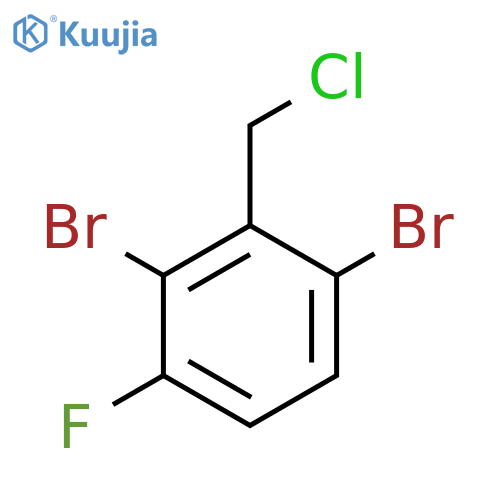 2,6-Dibromo-3-fluorobenzyl chloride structure