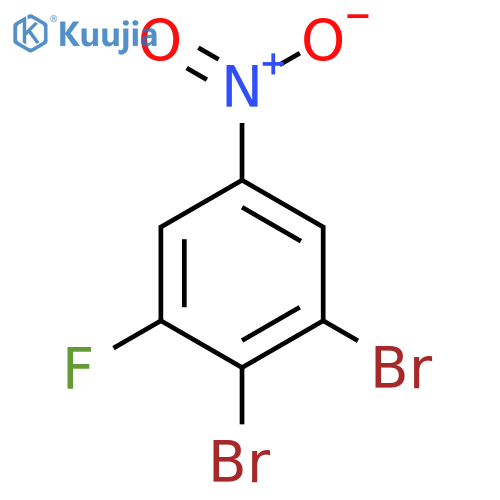 1,2-Dibromo-3-fluoro-5-nitrobenzene structure