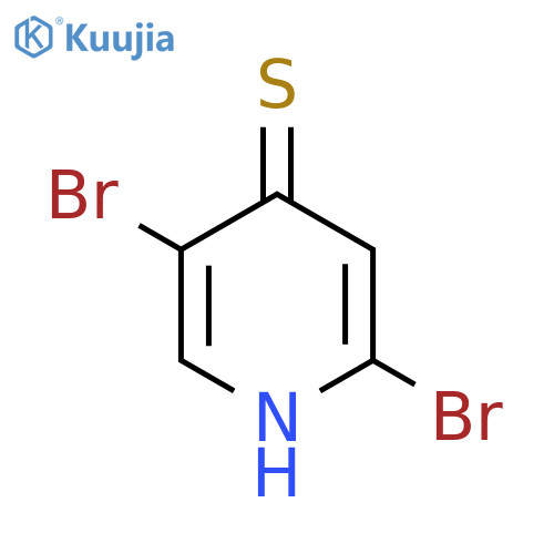 2,5-Dibromo-4-mercaptopyridine structure