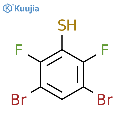3,5-Dibromo-2,6-difluorothiophenol structure