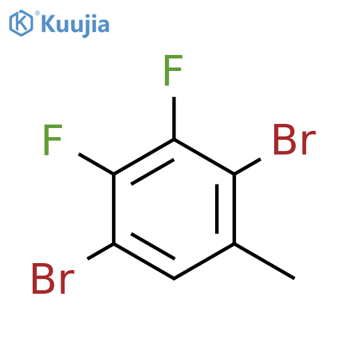 2,5-Dibromo-3,4-difluorotoluene structure