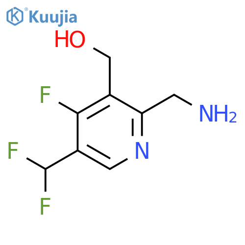 2-(Aminomethyl)-5-(difluoromethyl)-4-fluoropyridine-3-methanol structure