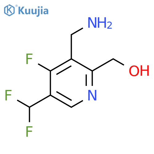 3-(Aminomethyl)-5-(difluoromethyl)-4-fluoropyridine-2-methanol structure