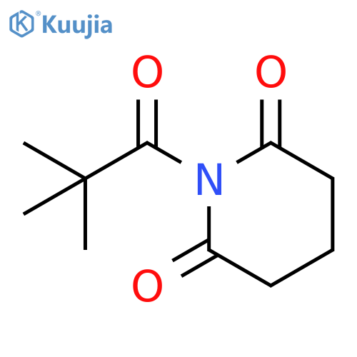1-(2,2-Dimethyl-1-oxopropyl)-2,6-piperidinedione structure