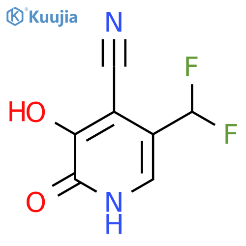 4-Cyano-5-(difluoromethyl)-2,3-dihydroxypyridine structure